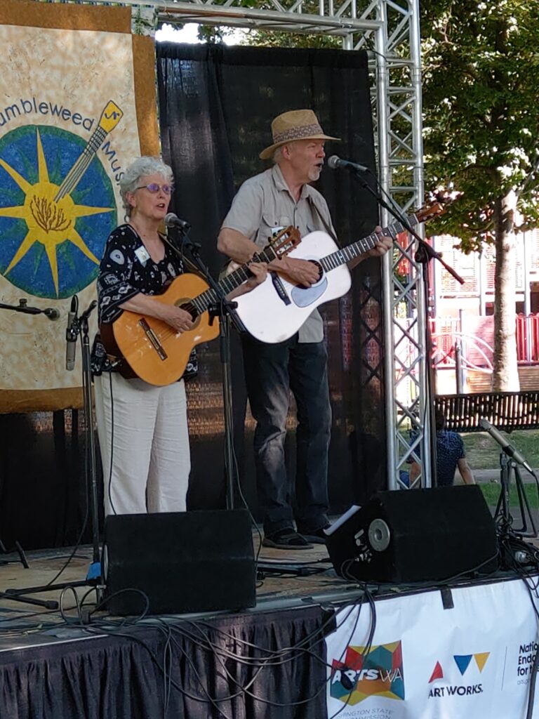 Hank and Claire, West Stage, 2019 [photo: D.M. Carson]