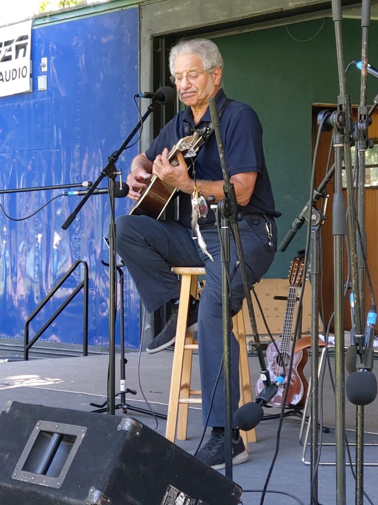 Michael "Hawkeye" Herman, North Stage, 2019 [photo: D.M. Carson]
